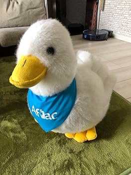 アフラック　ぬいぐるみ　巨大 アフラック ぬいぐるみ 大きい方叫びます - メルカリ